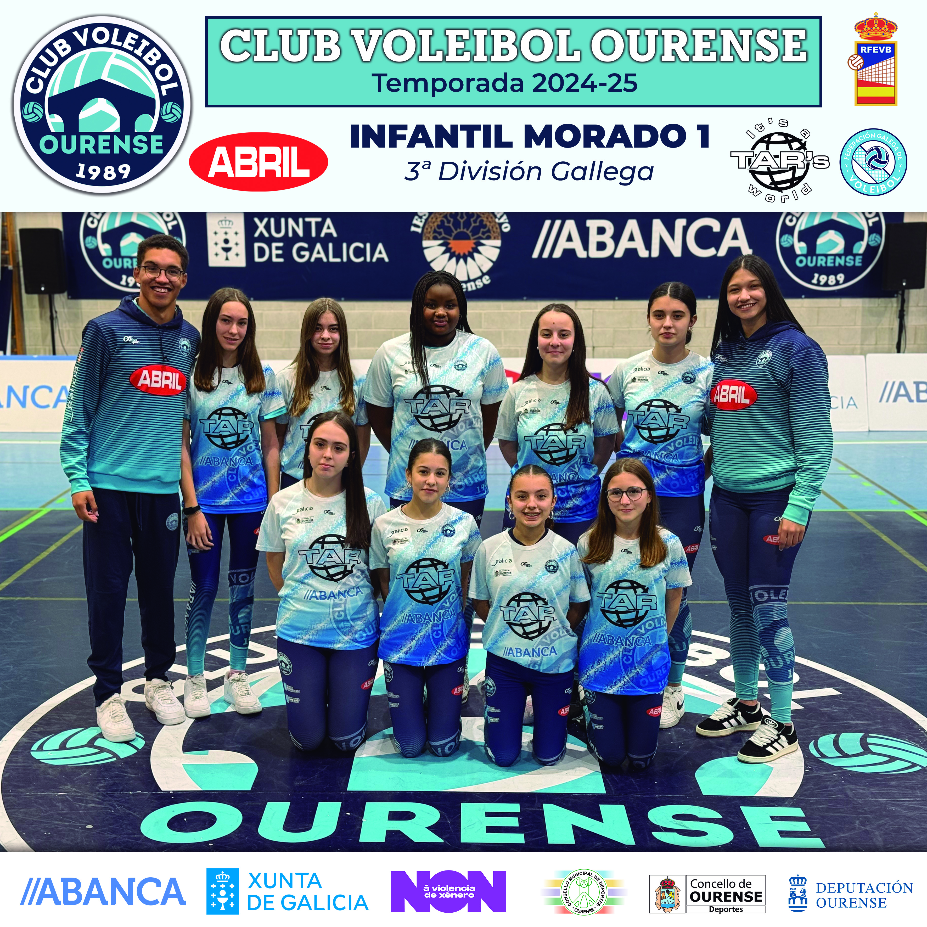equipo Infantill morado 1 femenino